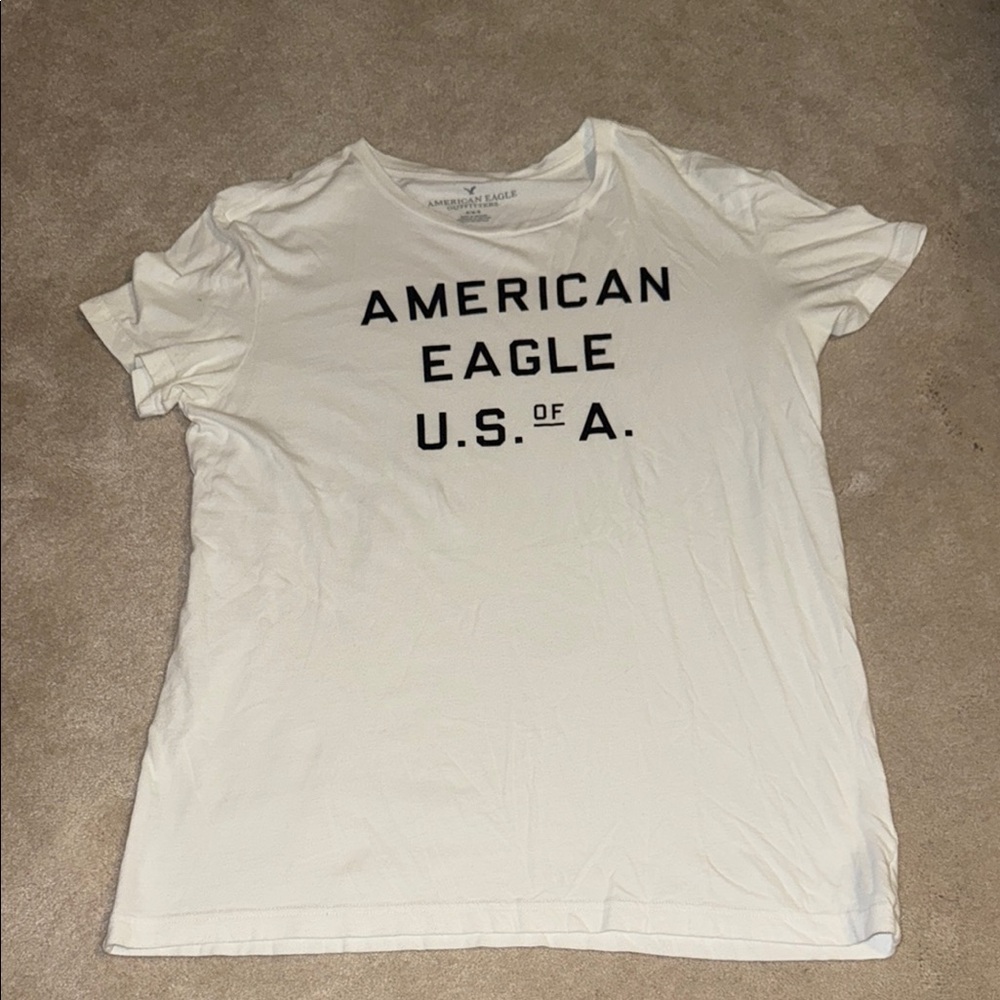 American Eagle Classic White Tee